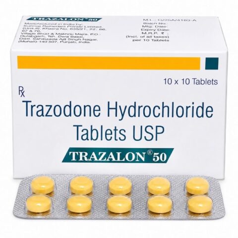 Trazalon 50 (Trazodone Hydrochloride Tablets)